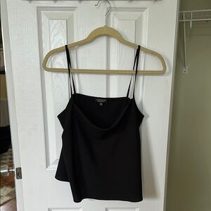 Topshop Black Camisole Blouse - Size 8